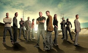 PRISON BREAK: The fourth season of PRISON BREAK premieres Monday, Sept. 1 (8:00-10:00 PM ET/PT) on FOX. Pictured L-R: Amaury Nolasco, William Fichtner, Wade Williams, Michael Rapaport, James Hiro Yuki Liao,, Dominic Purcell, Wentworth Miller, Sarah Wayne Callies, Cress Williams, Jodi Lyn O'Keefe and Robert Knepper. &copy;2008 Fox Broadcasting Co. Cr: Florian Schneider/FOX